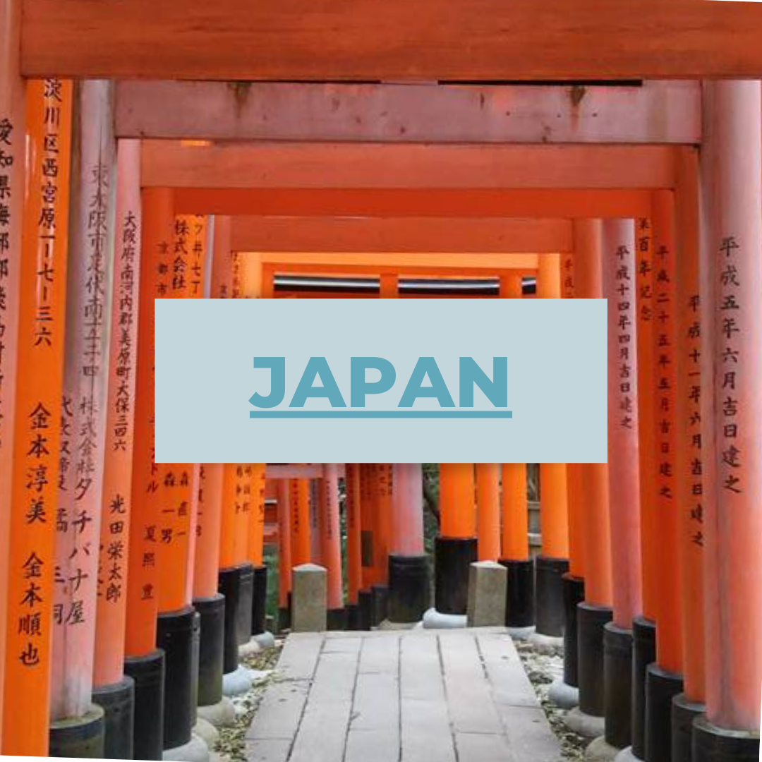 Image of Tori Gates in Japan. My favorite country in Asia.