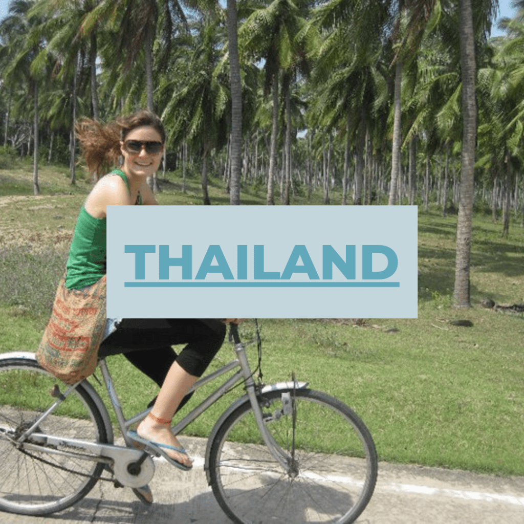  Image of me riding a bike in Thailand. Such an amazing adventure in Asi!